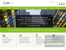 Tablet Screenshot of kiwipowered.com